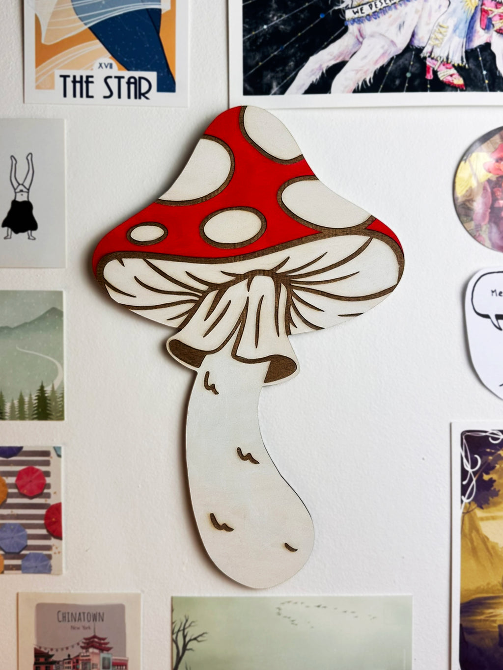 Champignon - Décoration murale