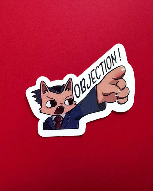 Ace Attorney Objection - Sticker