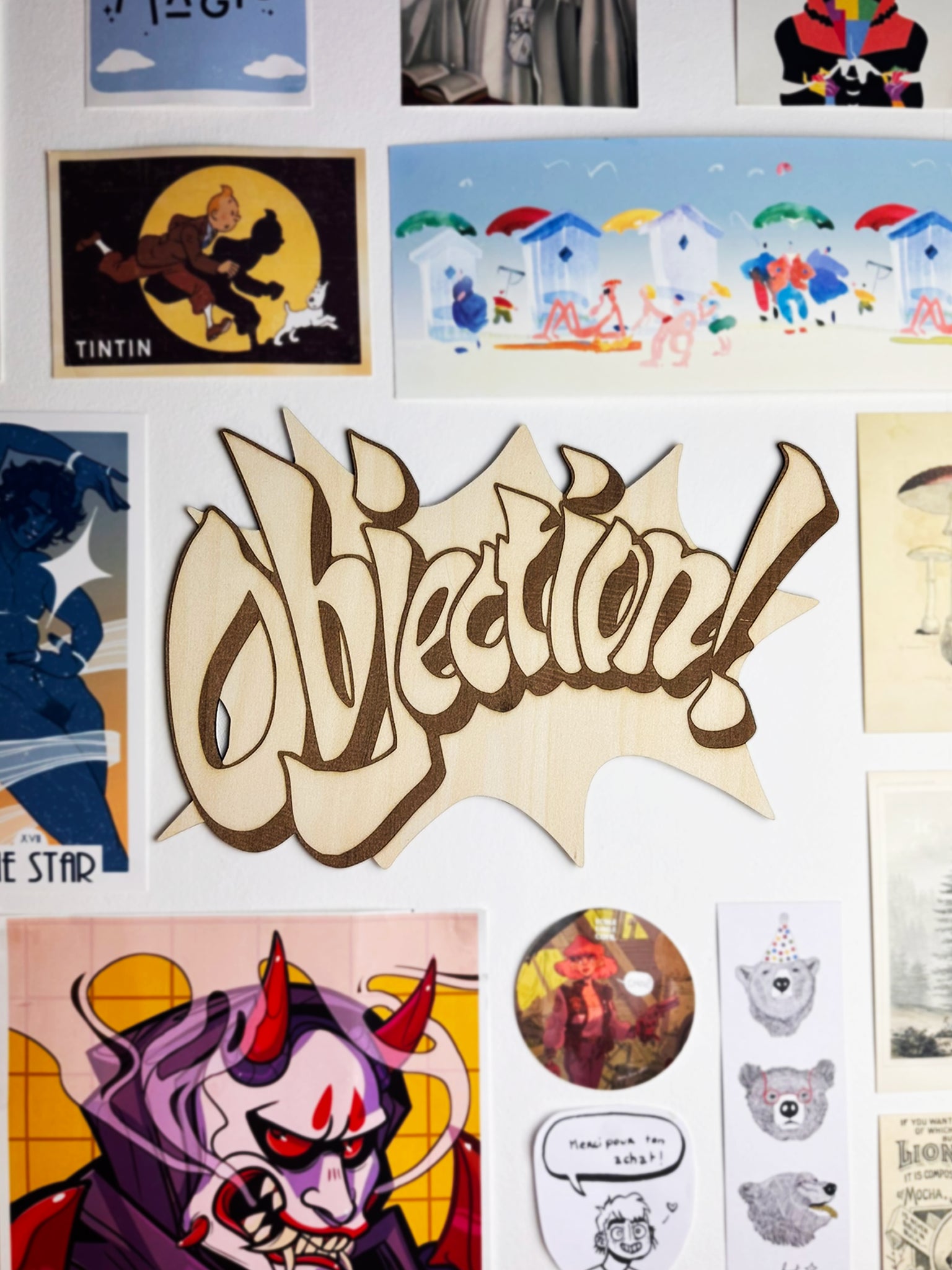 Objection Ace Attorney - Wall decoration