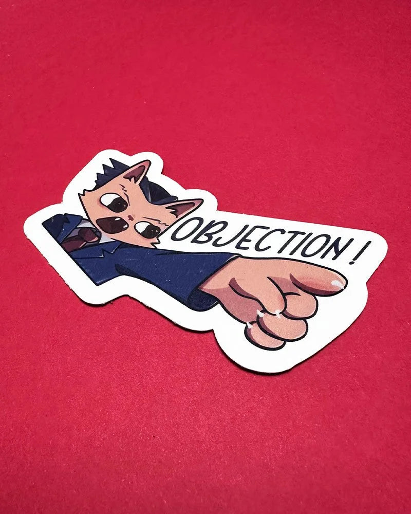 Ace Attorney Objection - Sticker