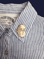 Saitama One Punch Man - Handmade Wooden Pin