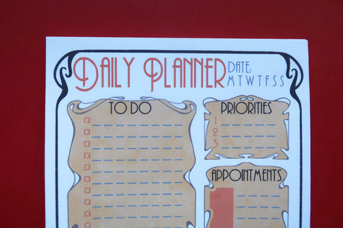 Art Nouveau A5 - Daily Planner