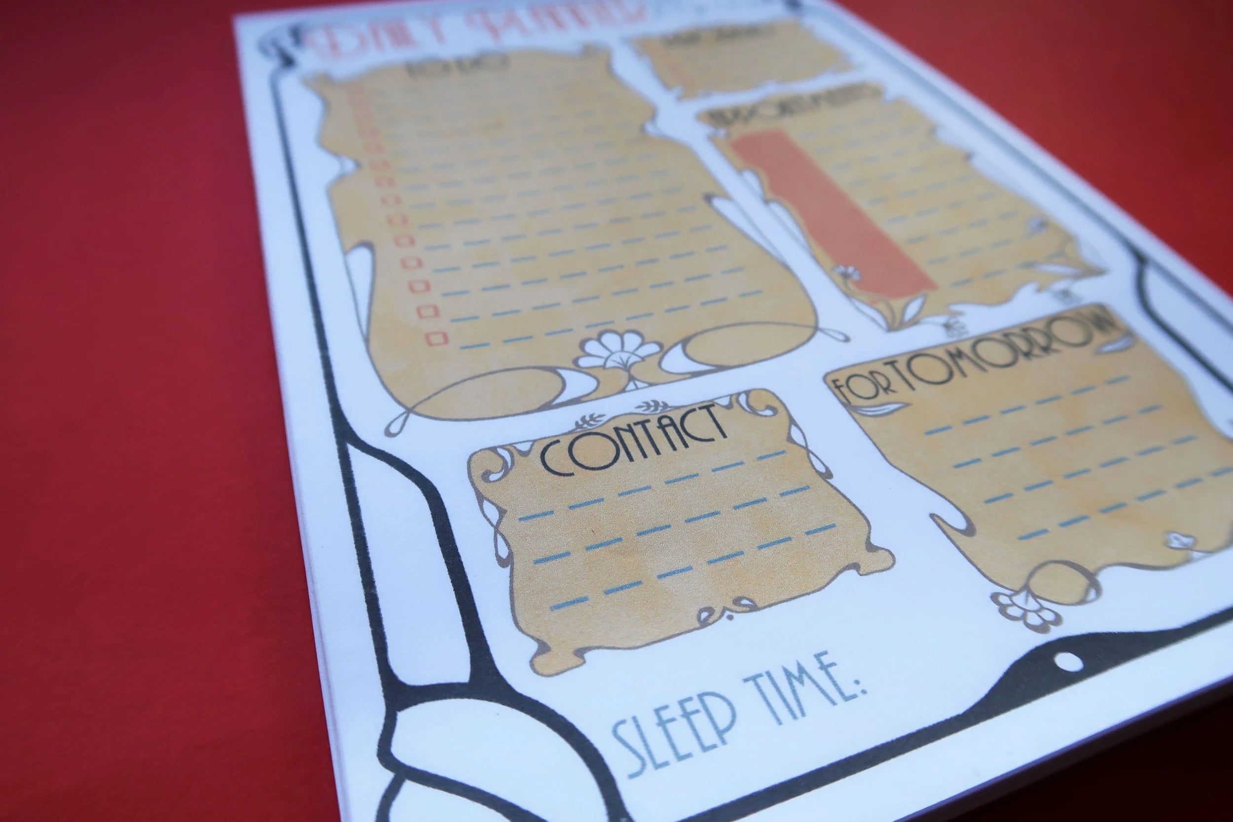 Art Nouveau A5 - Daily Planner