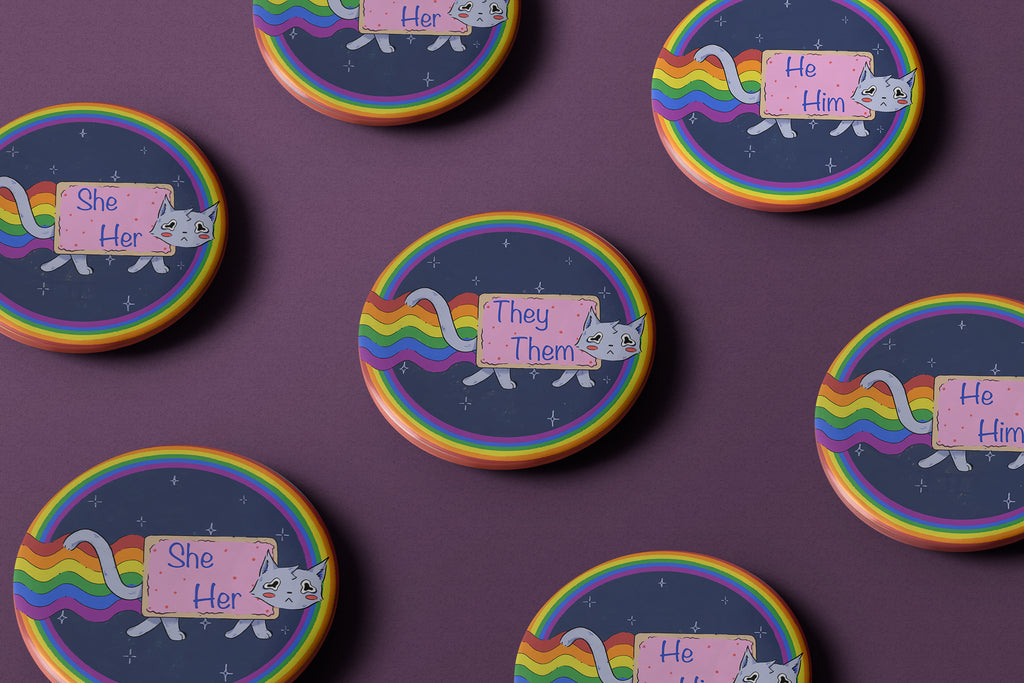 Pronoun - Large Badge