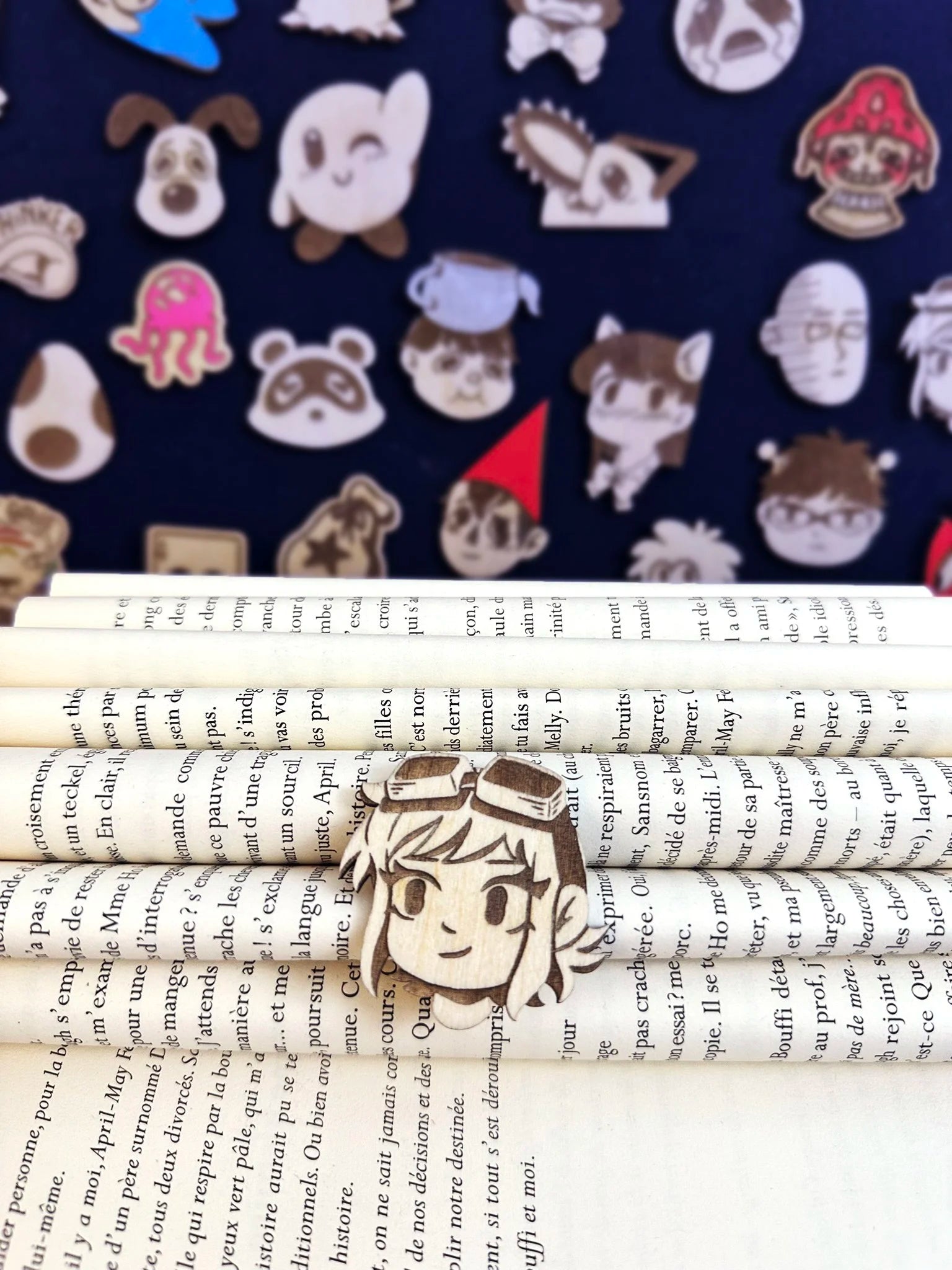 Ramona Flowers - Handmade Wooden Pin