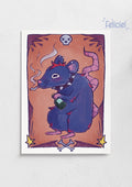 Punk Rat - Art Print A5