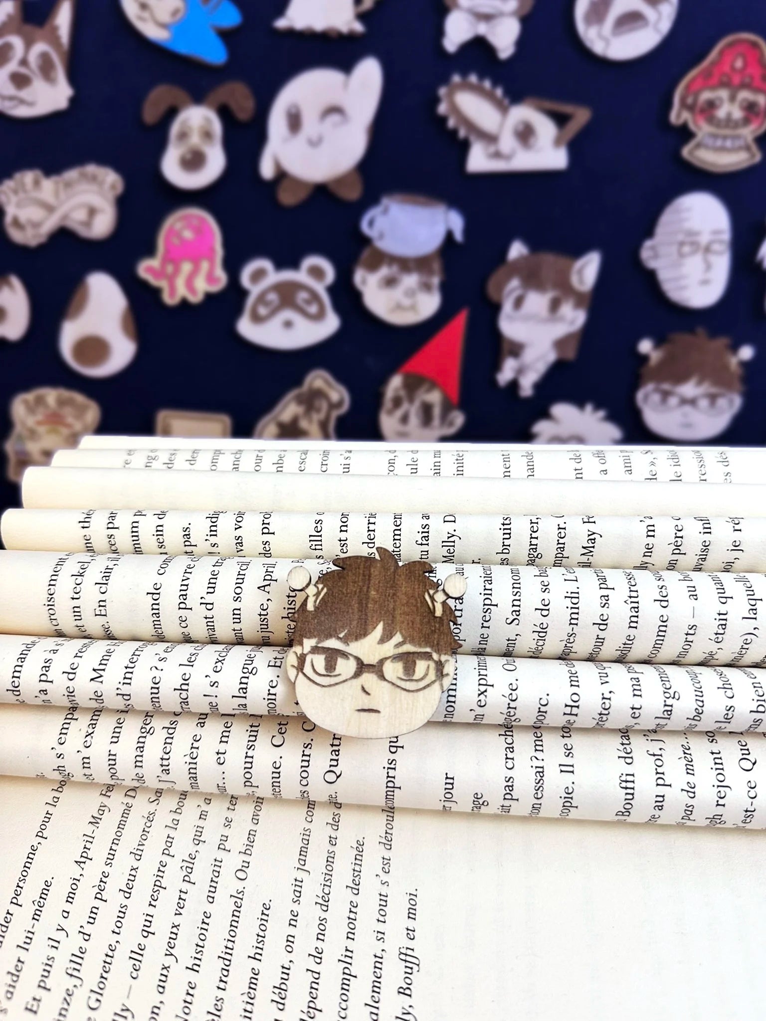 Saiki K - Handmade Wooden Pin