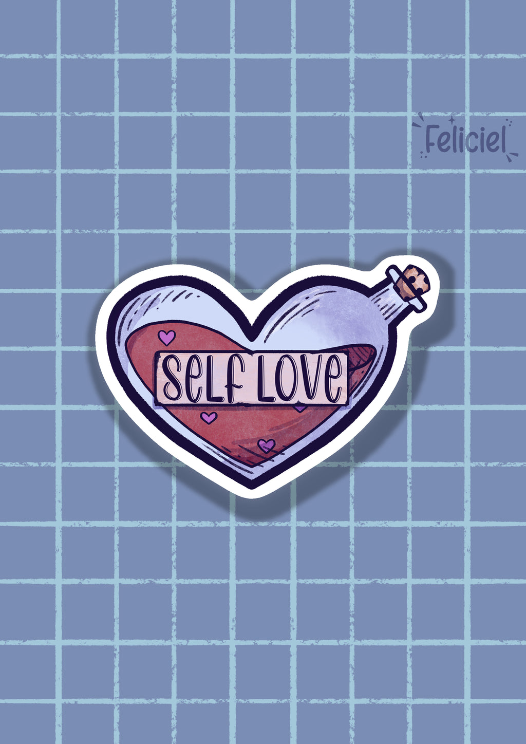 Potion d'amour de soi - Autocollant