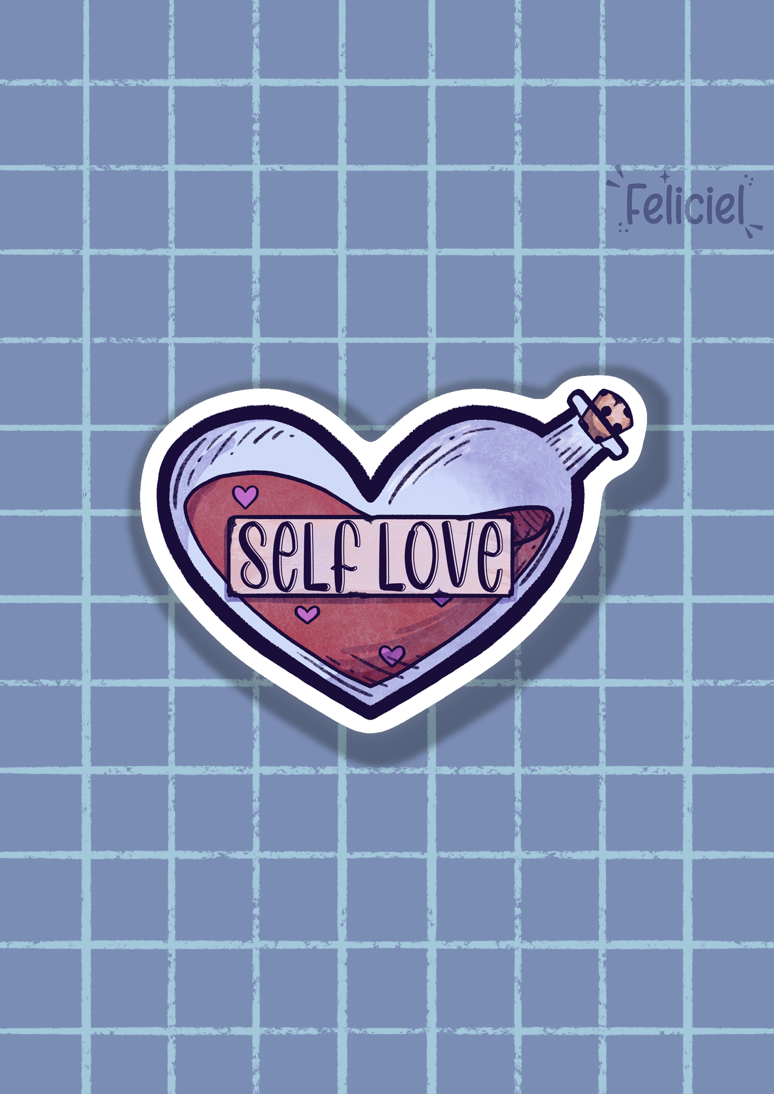 Potion d'amour de soi - Autocollant