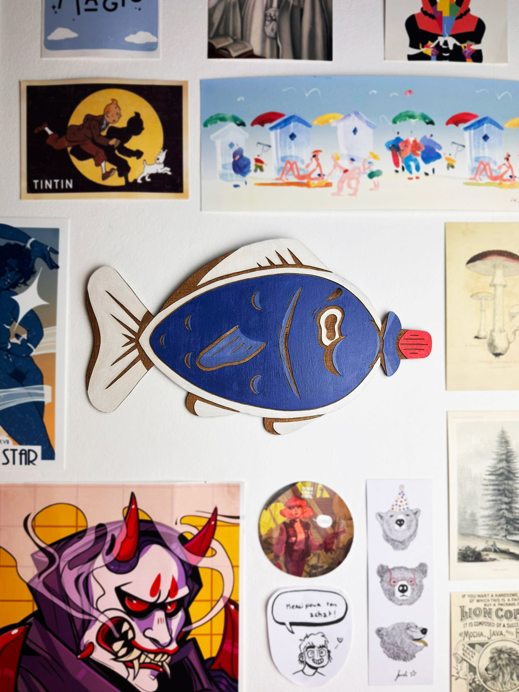 Soy sauce fish - Wall decoration