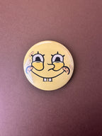 Spongebob and Squidward - Large badge