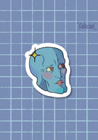 Handsome Squidward, Spongebob - Sticker