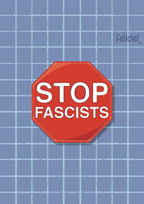 Stop fascists - Sticker