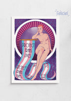 Protect trans lives  - Art Print A5
