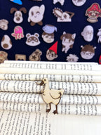 Untitled Goose Game - Handmade Wooden Pin