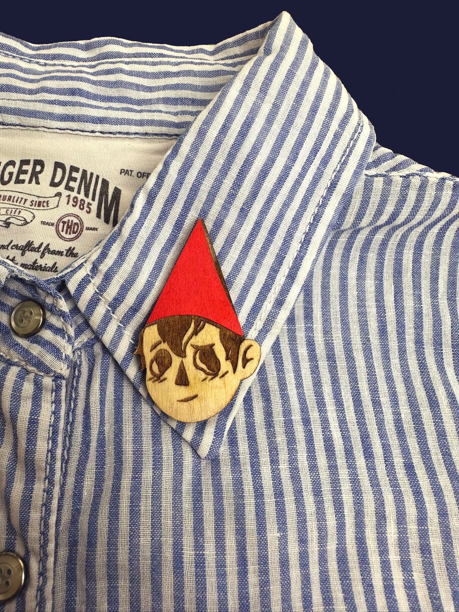 Over the Garden Wall - Handmade Wooden Pin