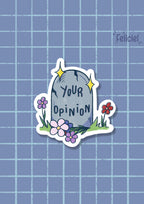 Votre opinion - Autocollant