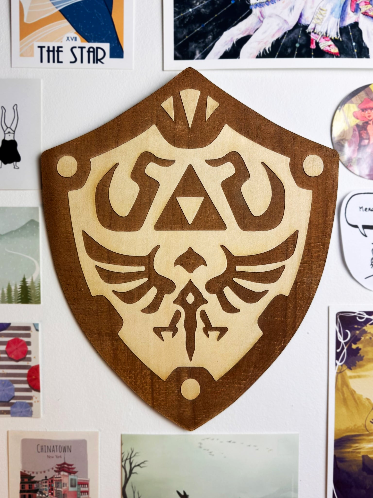 Bouclier Hylien Zelda - Décoration murale